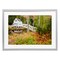 Stupell Industries Bar Harbor Town Bridge Framed Print Under Glass, design by Jon Evan